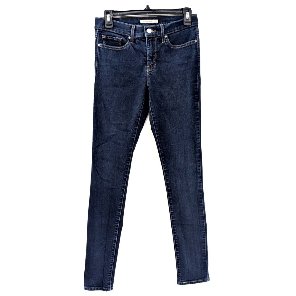 Levi's 311 Shaping Skinny Mid-Rise Dark Wash Denim Women's Jeans Size 27x30